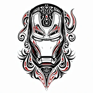 tmpb1klslw4.webp Tatouage Masque Iron Man Maori
