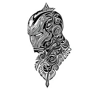 tmpbigkhsx9.webp Tatouage Iron Man Maori Noir