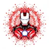 tmpltjbb4s9.webp Tatouage Iron Man Mandala Rouge