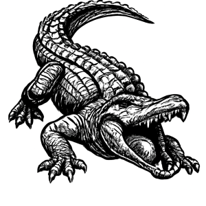 Tatouage Crocodile Réaliste Prêt à Bondir Tatouage Crocodile Réaliste Prêt à Bondir
