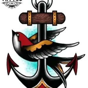 tatouage éphémère ancre de marin design exclusif tatouage marin