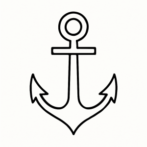 Tatouage ancre minimaliste blanc Tatouage ancre minimaliste blanc