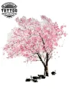 tatouage-ephemere-arbre-cerisier-floral-peau tatouage-ephemere-arbre-cerisier-floral-peau