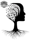 tatouage ephemere arbre de vie femme design naturel spirituel tatouage arbre