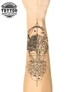 Tatouage avant bras éphémère arbre de vie design unique Tatouage avant bras éphémère arbre de vie design unique