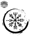 tatouage-ephémère-boussole-nordique-xxl-résistant-eau tatouage-ephémère-boussole-nordique-xxl-résistant-eau