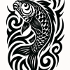 Tatouage Carpe Tribale Majestueuse tatouage-carpe-tribale-majestueuse