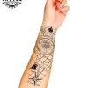 tatouage-avant-bras-ephemere-carte-du-monde tatouage-avant-bras-ephemere-carte-du-monde