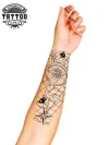 tatouage-avant-bras-ephemere-carte-du-monde tatouage-avant-bras-ephemere-carte-du-monde