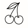 Tatouage Cerise Minimaliste Personnage tatouage-cerise-minimaliste-personnage