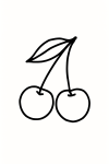 Tatouage Cerise Minimaliste Personnage tatouage-cerise-minimaliste-personnage