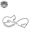 tatouage-ephemere-chat-infini-style-felin-mystique tatouage-ephemere-chat-infini-style-felin-mystique