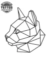 tatouage-ephemere-chat-origami-design-unique