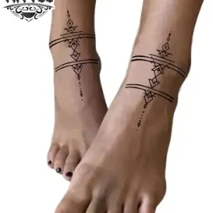 tatouage-cheville-ephemere-geometrique-design-moderne tatouage-cheville-ephemere-geometrique-design-moderne