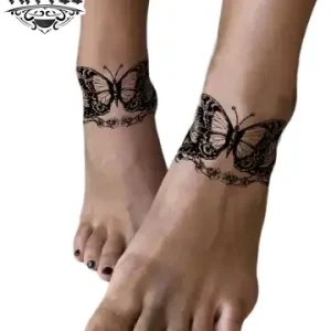 tatouage temporaire papillon cheville tatouage temporaire papillon cheville