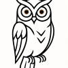 Tatouage Chouette Élégante Minimaliste Tatouage Chouette Élégante Minimaliste