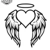 tatouage-coeur-ailes-ange-design-temporaire-romantique tatouage-coeur-ailes-ange-design-temporaire-romantique