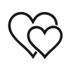 Tatouage Coeur Double Contours Clairement