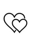 Tatouage Coeur Double Contours Clairement