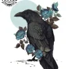 tatouage-corbeau-ephemere-femme-design-unique