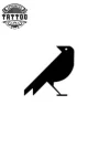 tatouage ephemere corbeau minimaliste design temporary tattoo image tatouage ephemere corbeau minimaliste design temporary tattoo image