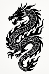 Tatouage Dragon Flamboyant Noir tatouage-dragon-flamboyant-noir
