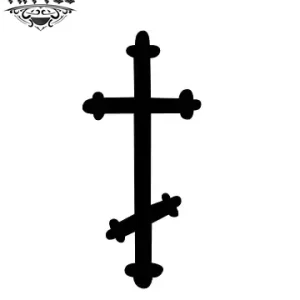 tatouage-CROIX-ephemere-design-double-minimaliste tatouage-CROIX-ephemere-design-double-minimaliste