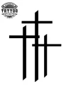 tatouage croix ephemere 3 croix design unique image alt tatouage croix ephemere 3 croix design unique image alt
