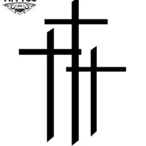 tatouage croix ephemere 3 croix design unique image alt