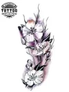 tatouage ephemere fleur trio de fleurs elegantes tatouage ephemere fleur trio de fleurs elegantes