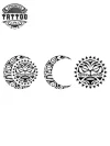 tatouage-lune-ephemere-triple-design-fantastique tatouage-lune-ephemere-triple-design-fantastique