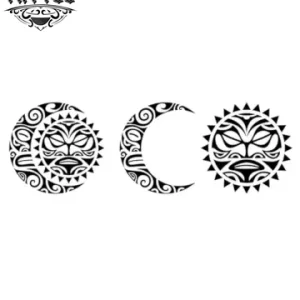 tatouage-lune-ephemere-triple-design-fantastique tatouage-lune-ephemere-triple-design-fantastique