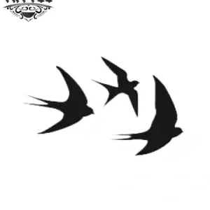 tatouage-éphémère-oiseau-trio-3-pièces-tatouage-oiseau