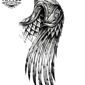 tatouage-ephemere-3d-ailes-realiste
