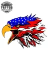 tatouage-aigle-ephemere-design-ailes-majestueuses tatouage-aigle-ephemere-design-ailes-majestueuses