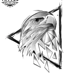 tatouage-aigle-ephemere-geometrique-design-temporaire-tendance tatouage-aigle-ephemere-geometrique-design-temporaire-tendance