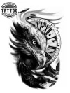 tatouage-ephemere-aigle-design-horloge-durable-realiste tatouage-ephemere-aigle-design-horloge-durable-realiste