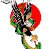 tatouage-ephemere-aigle-serpent-design-sauvage-intense