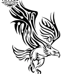 tatouage-ephemere-aigle-tribal-design-heritage-majestueux tatouage-ephemere-aigle-tribal-design-heritage-majestueux