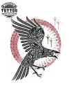 tatouage ephemere aigle ailes majestueuses tatouage ephemere aigle ailes majestueuses