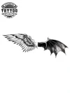 tatouage-éphémère-ailes-mi-ange-mi-démon-design-unique-mystique tatouage-éphémère-ailes-mi-ange-mi-démon-design-unique-mystique