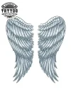 Tatouage éphémère ailes d'ange style céleste Tatouage éphémère ailes d'ange style céleste