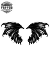 tatouage ephemere ailes demon realiste accessoires fashion