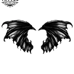 tatouage ephemere ailes demon realiste accessoires fashion tatouage ephemere ailes demon realiste accessoires fashion