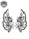 tatouage-ailes-ephemere-old-school-tendance