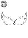 tatouage-ephemere-ailes-simple-design-tatouage-ailes