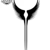 tatouage ailes viking éphémère design temporaire unique