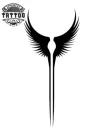 tatouage ailes viking éphémère design temporaire unique
