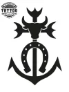 tatouage-ancre-ephemere-camarguaise-style-maritime-temporaire tatouage-ancre-ephemere-camarguaise-style-maritime-temporaire