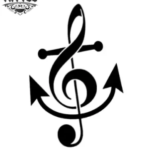 tatouage-ephemere-ancre-cle-de-sol-style-musical-tatouage-ancre tatouage-ephemere-ancre-cle-de-sol-style-musical-tatouage-ancre